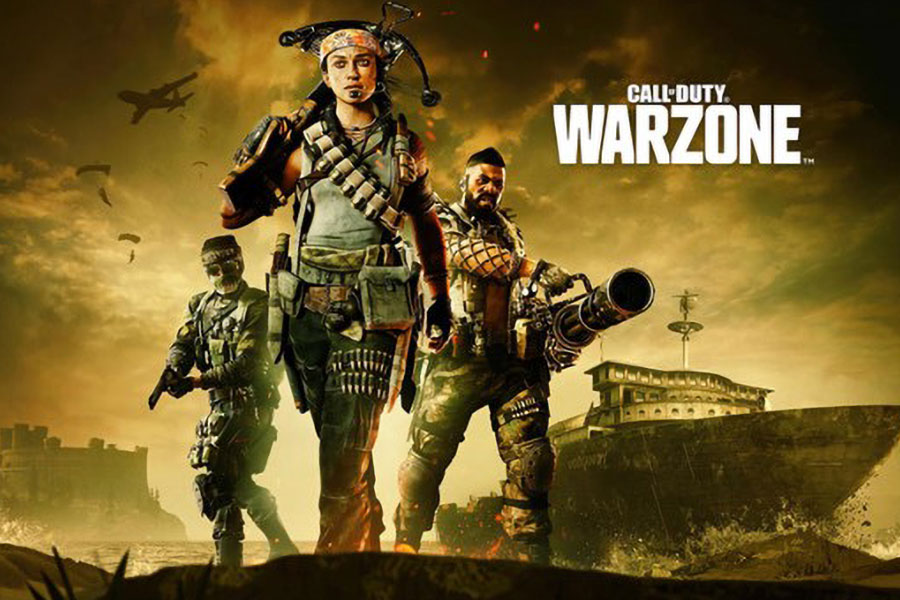 The Official Picture of Call of Duty: Warzone with its many operators, One of best multiplayer war games for ps5.