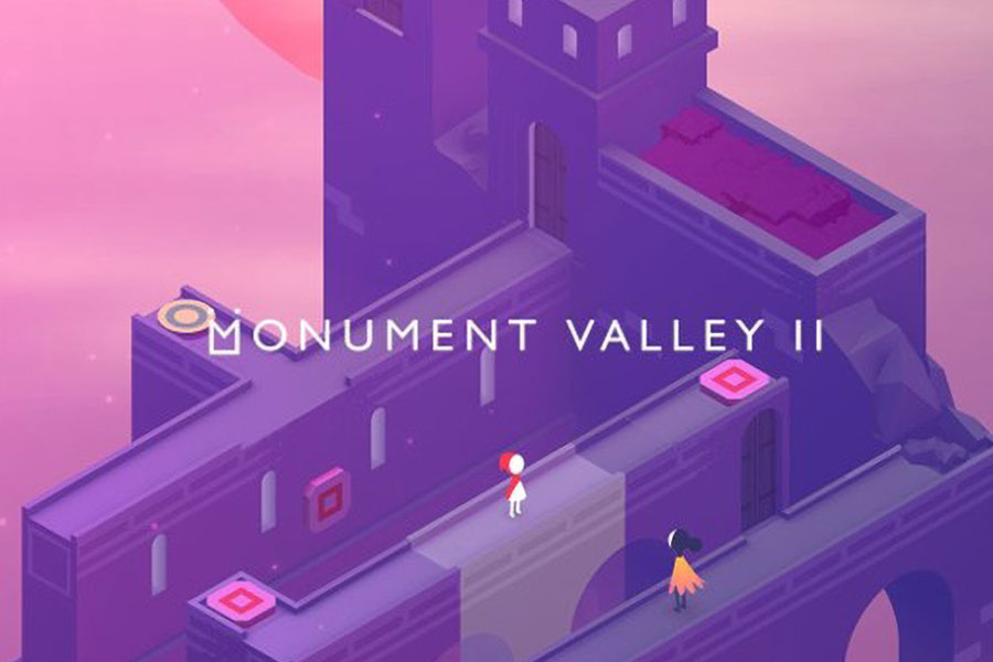 an in Game picture of Monument Valley 2, one of the most popular offline ios games.