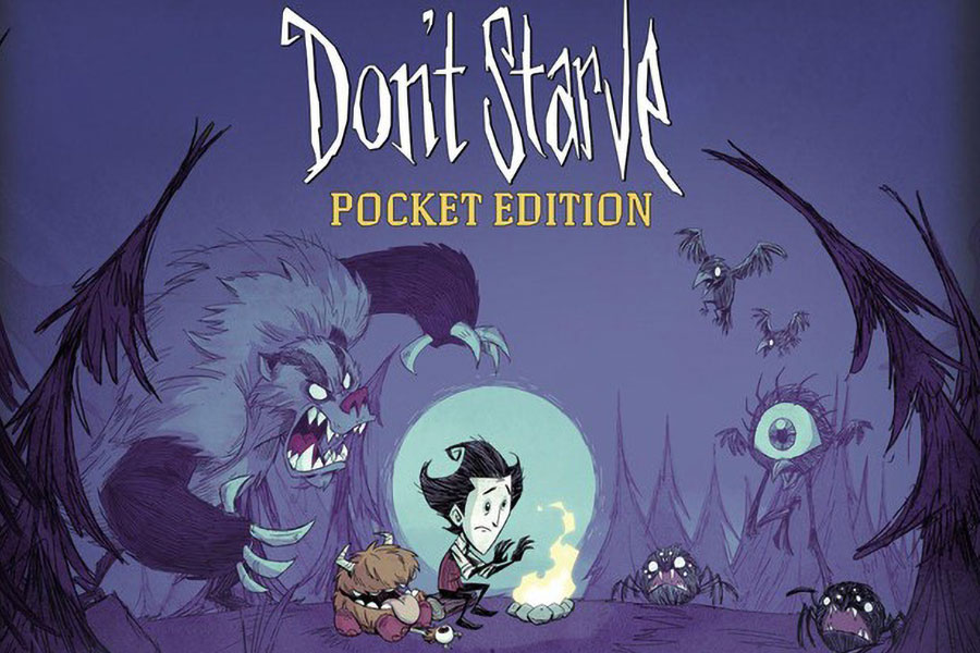 One of the official pictures of Don't Starve: Pocket Edition, one of the most popular offline ios games.