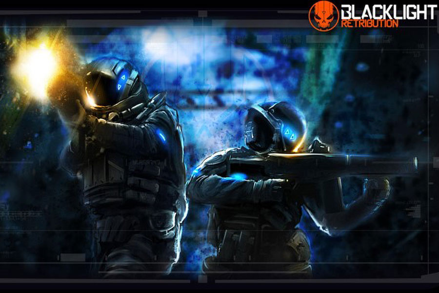 The Official Picture of Blacklight: Retribution with its characters, One of best multiplayer war games for ps5.