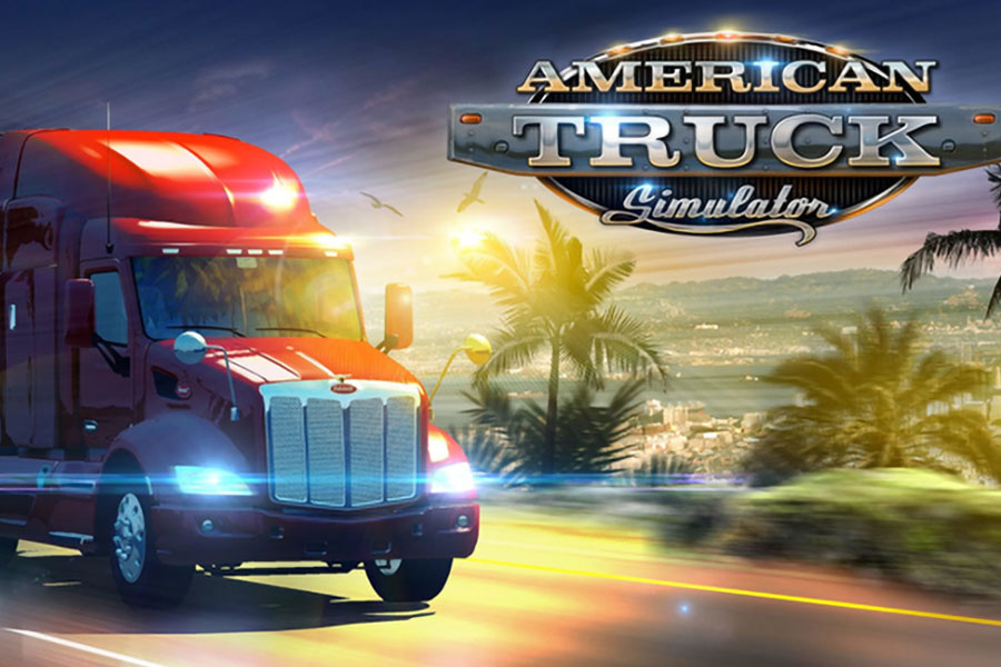 One of official Pictures of American Truck Simulator, one of the games you can play while listening to a podcast.