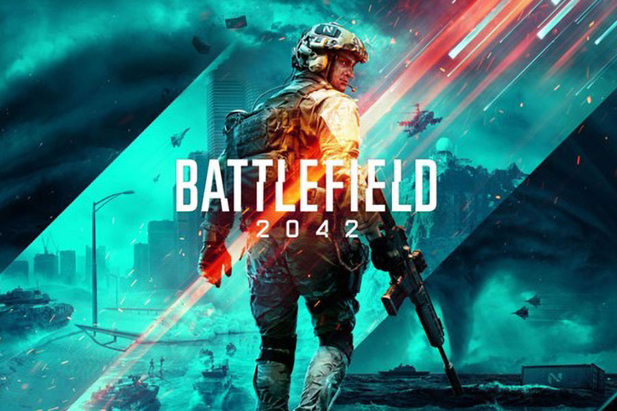 The Official Picture of Battlefield 2042 Featuring a Soldier, One of best multiplayer war games for ps5.