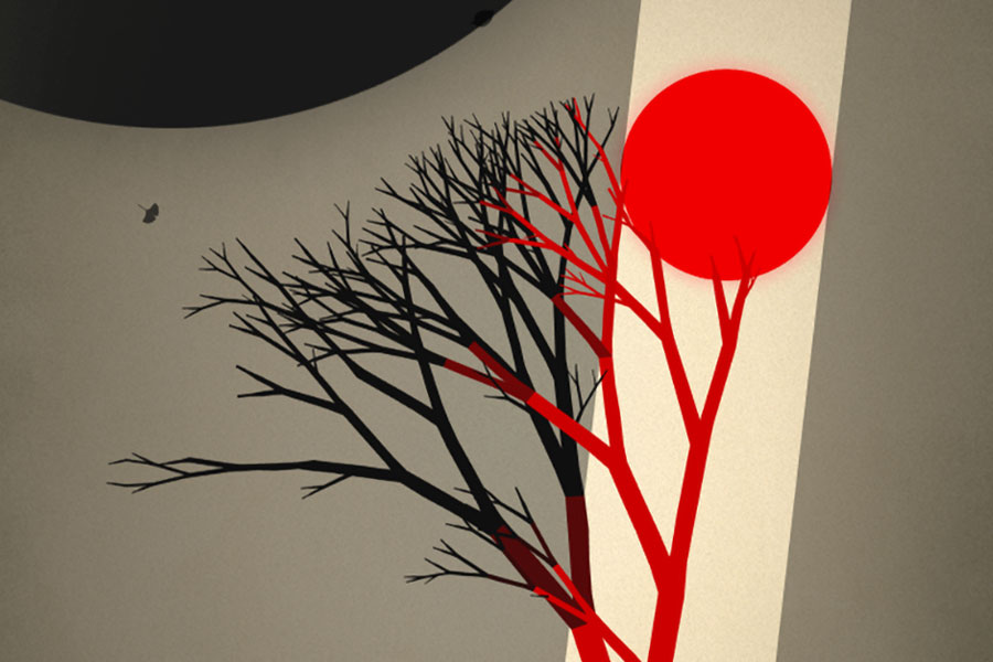 an in Game picture of Prune, one of the most popular offline ios games.