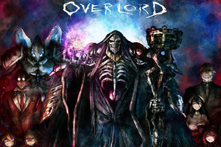 a Fanart of Overlord, one of the best anime for gamers.