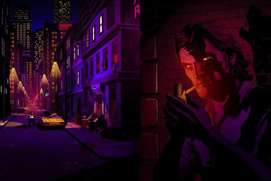 One of the official pictures of The Wolf Among Us, one of the most popular offline ios games.