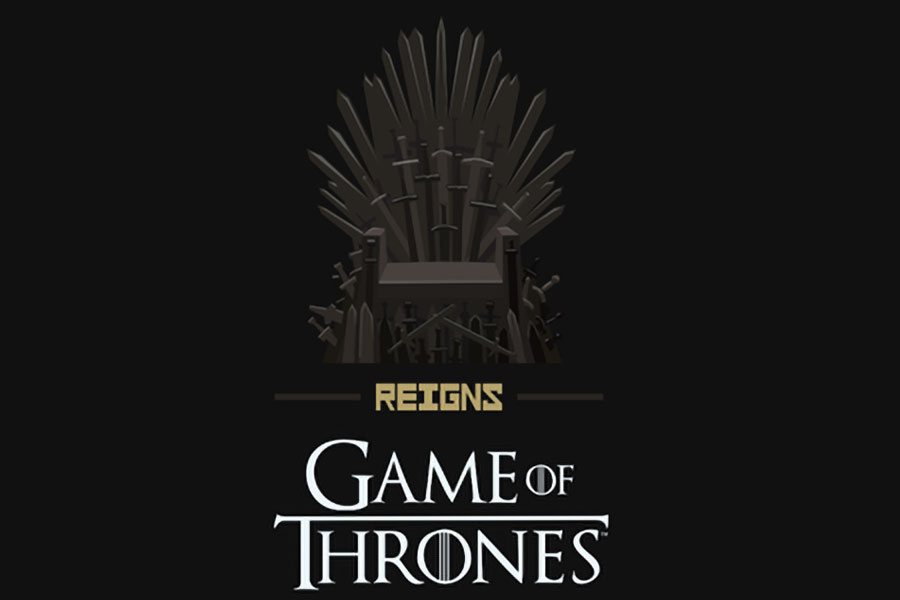 One of the official pictures of Reigns: Game of Thrones, one of the most popular offline ios games.