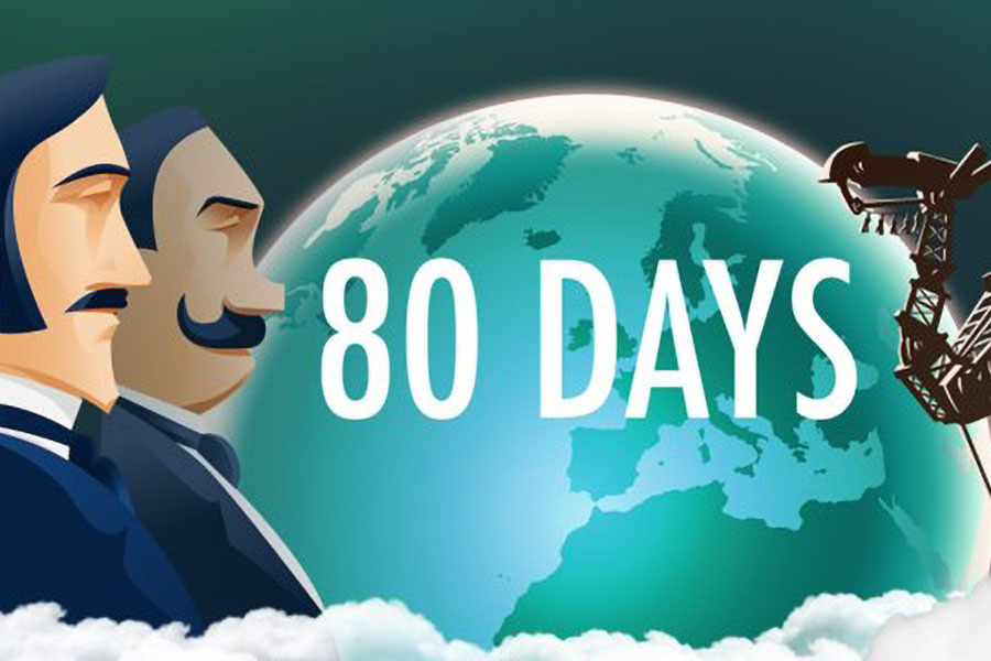 One of the official pictures of 80 Days, one of the most popular offline ios games.