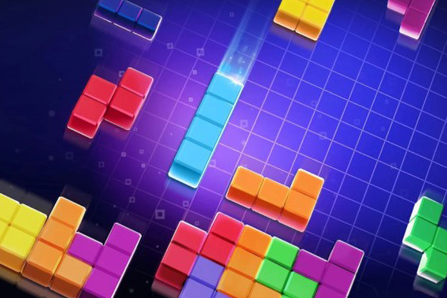 a Picture showing a puzzle Game (like Tetris), Gaming Industry Veterans Always seek the answer to what is the most popular type of game.