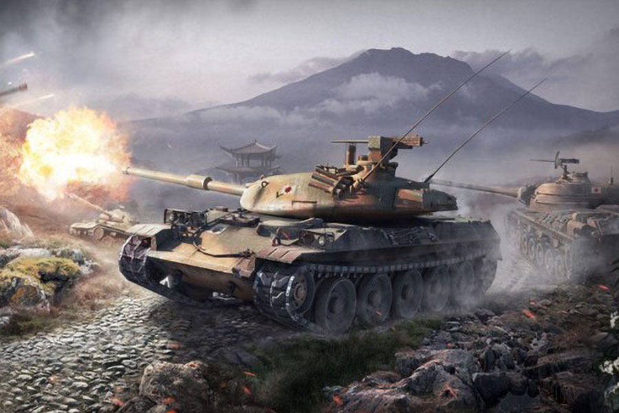 The Official Picture of World of Tanks, One of best multiplayer war games for ps5.