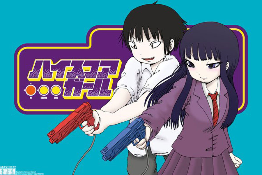 Picture of The main characters of Hi Score Girl, one of the best anime for gamers.