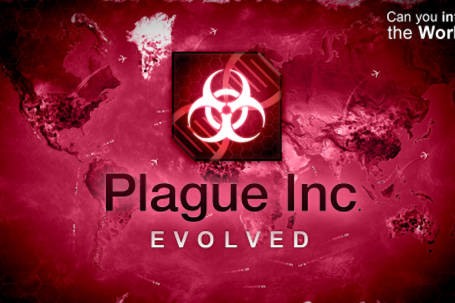 One of official Pictures of Plague Inc., one of the games you can play while listening to a podcast.