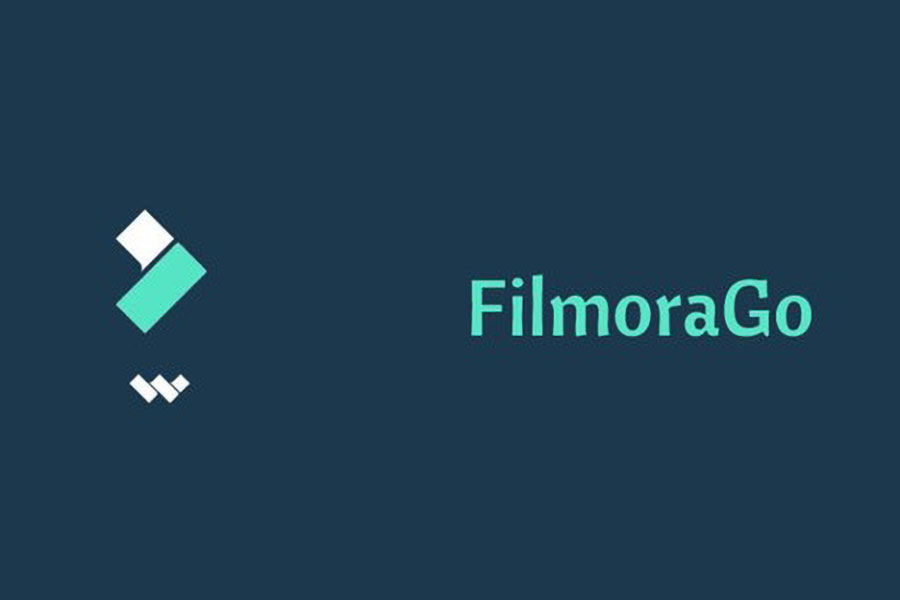 The Official Logo of FilmoraGo, The best gaming video editing app for android.