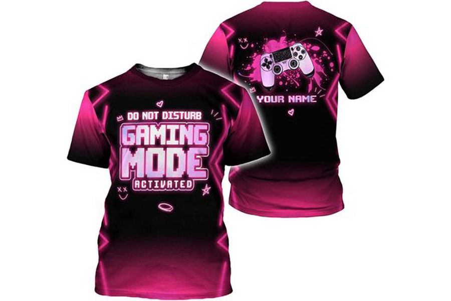 Picture of a Game-Themed Apparel (a T-Shirt), One of The best gifts for gamers.