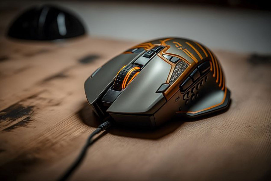 Picture of a Gaming Mouse, One of The best gifts for gamers.