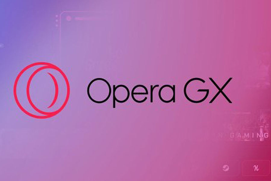 The Official Logo of Opera GX, the best internet browser for gamers.