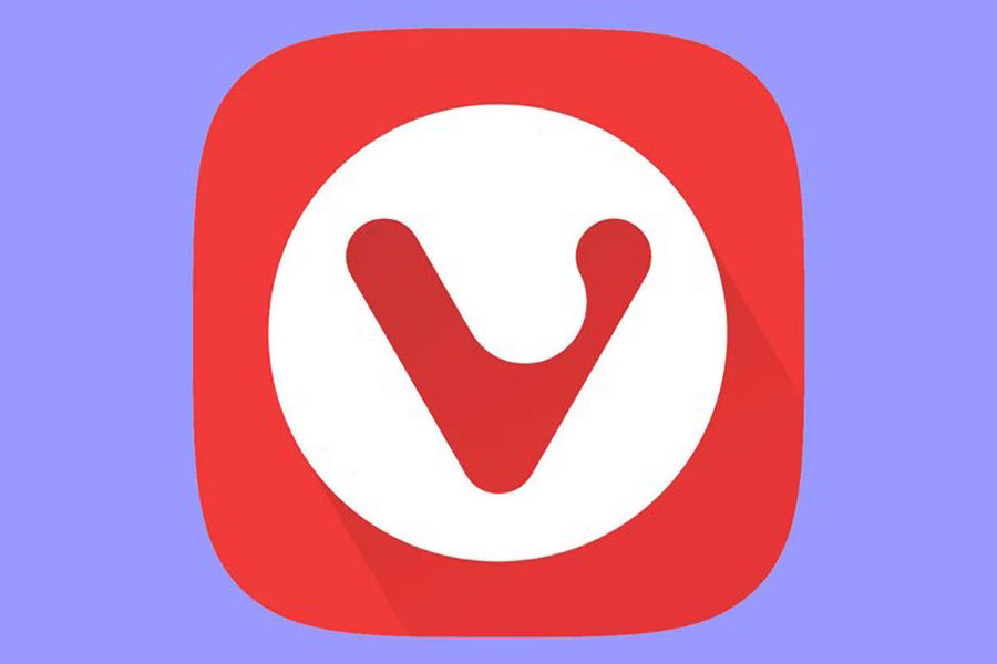 The Official Logo of Vivaldi, the best internet browser for gamers.