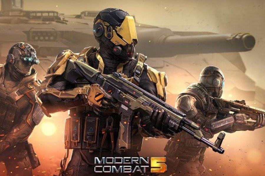 The Official Picture of Modern Combat 5: Blackout, One of best multiplayer war games for android