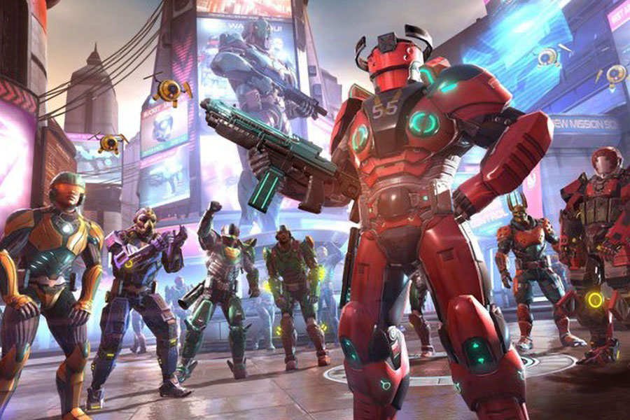 The Official Picture of Shadowgun Legends, One of best multiplayer war games for ios.