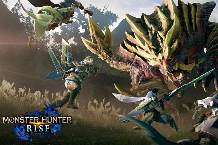 The Official Picture of Monster Hunter Rise, One of best Nintendo switch games for adults.