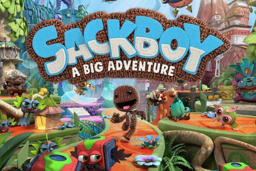 The Official Picture of Sackboy: A Big Adventure with Sackboy in the center, One of best ps5 games for casual gamers.