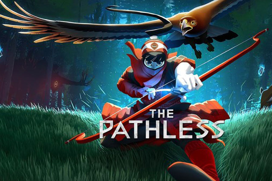 The Official Picture of The Pathless with its main character, One of best ps5 games for casual gamers.