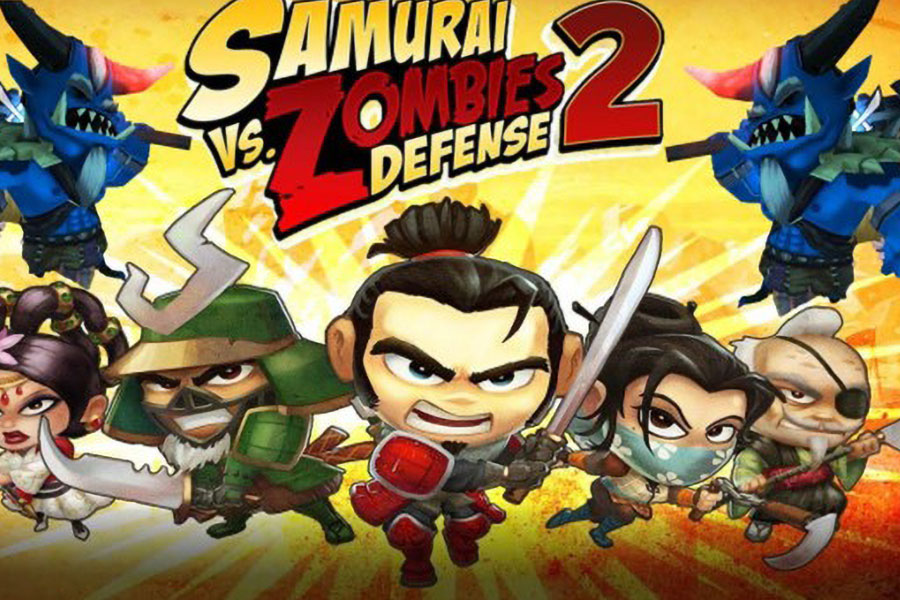 The Official Picture of Samurai vs Zombies Defense 2, One of best samurai games for ios.