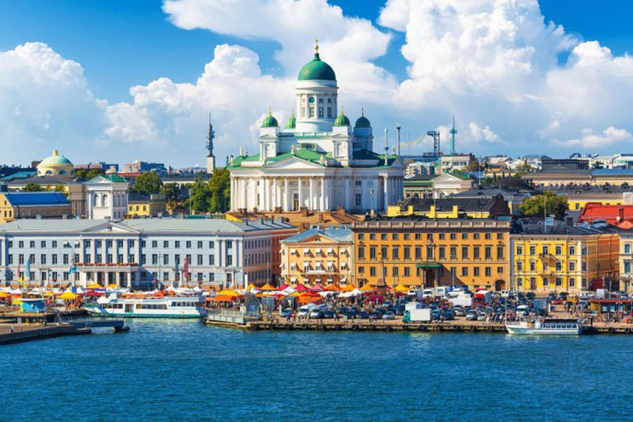 A View of Helsinki, Finland, One of the best places to go for gamers.