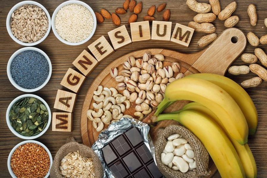 Picture of Foods with Magnesium, One of best vitamins for gamers.