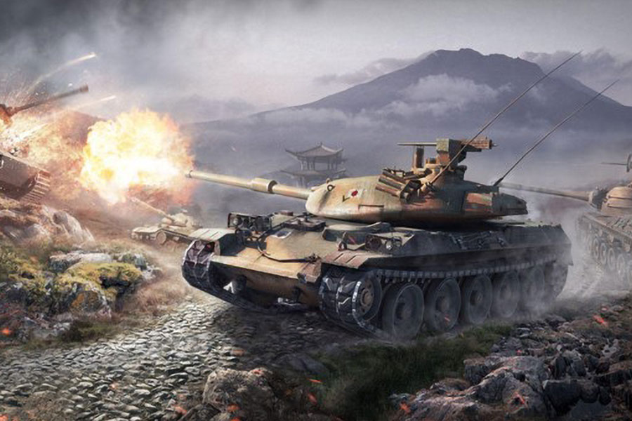 The Official Picture of World of Tanks, One of best war multiplayer games for ps4.