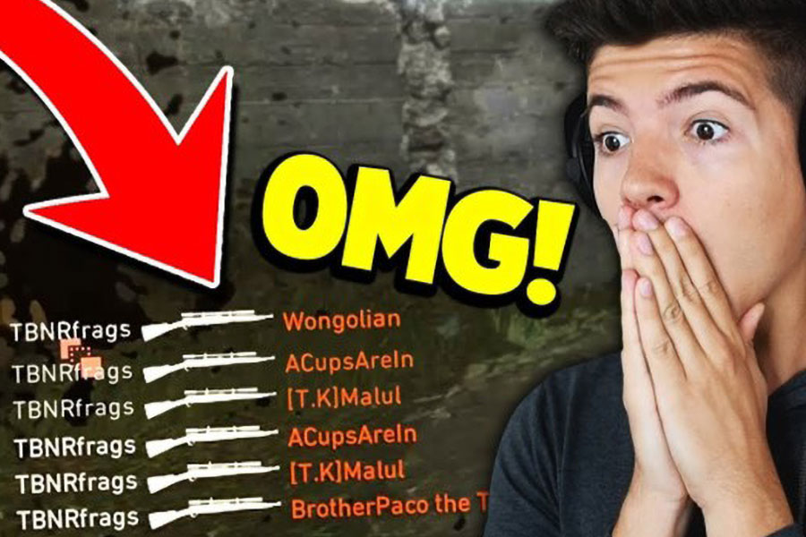 Picture of TBNRfrags reacting to PUBG, One of best youtube channels for gamers.