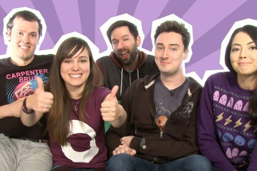 Picture of the cast of OutsideXbox, One of best youtube channels for gamers.