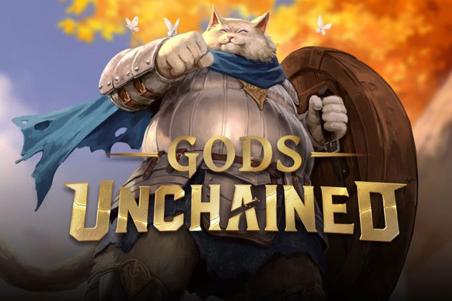 one of the main posters of Gods Unchained, one of the best crypto games to earn money.