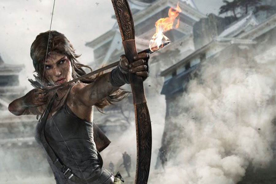 an Official Picture of Lara Croft, Subject of facts about video games.