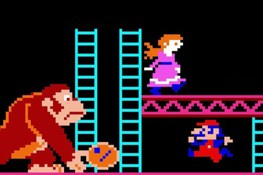 Picture of Mario as Jumpman in Donkey Kong, Subject of facts about video games.