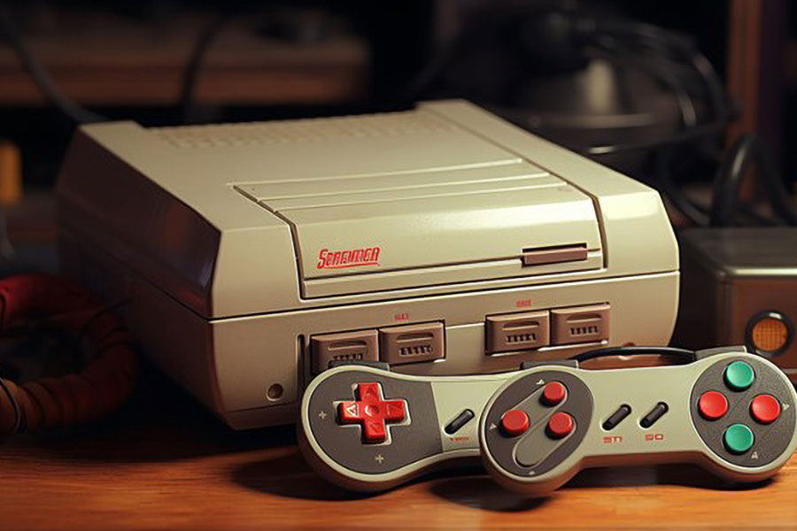 a Restored Retro Console done by a YouTuber, one of good gaming youtube channel ideas.