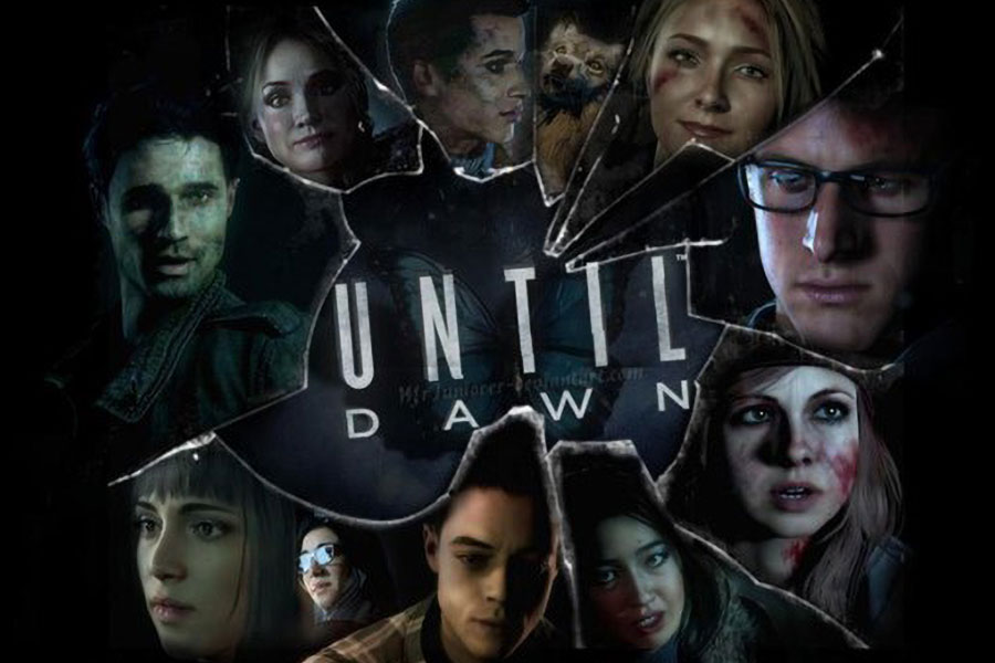 The Official Picture of Until Dawn Featuring it’s many characters, One of horror games with multiple endings.