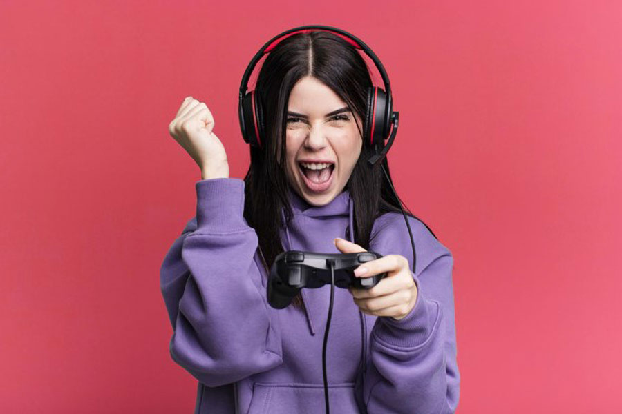 Picture of a Gamer Girl. It's beneficial to learn how many gamers are there in the world.