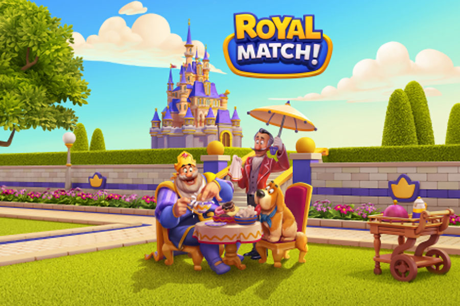 The Official art of Royal Match, one of the mobile games with leaderboards