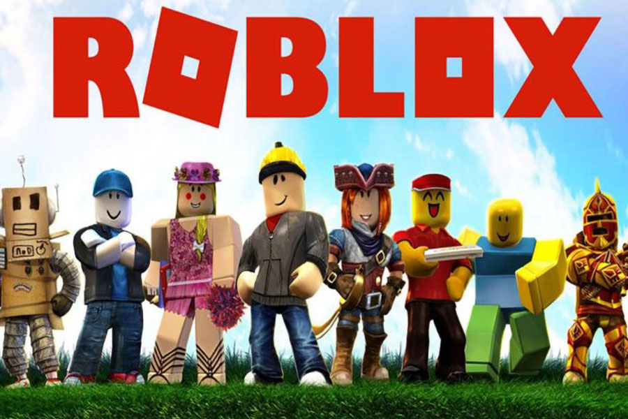 The Official Picture of Roblox  Featuring Different Characters, One of most played games.