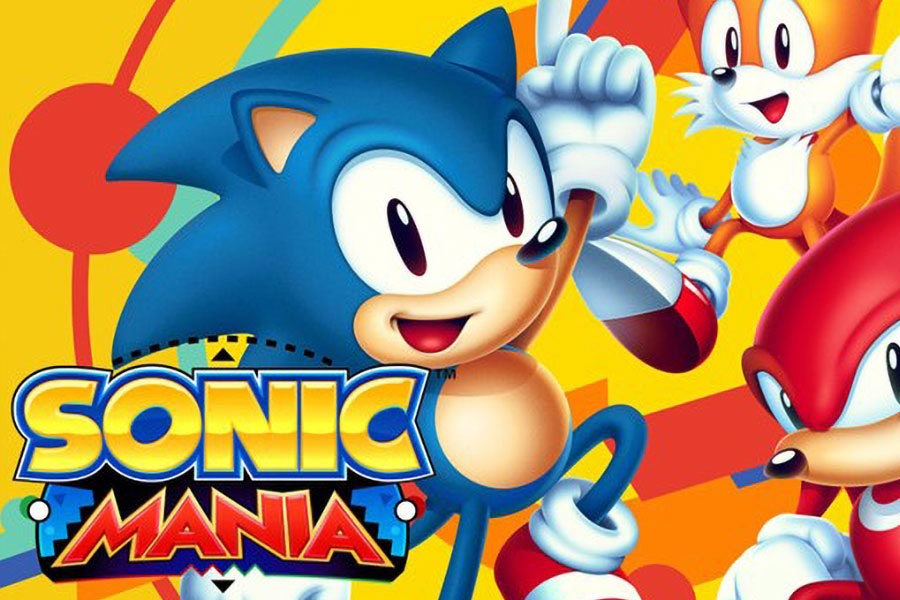 The Official Picture of Sonic Mania, One of Nintendo Switch Games for kids.