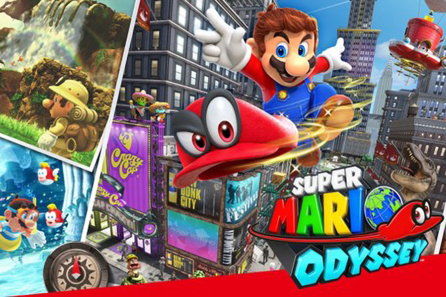 The Official Picture of Super Mario Odyssey, One of Nintendo Switch Games for kids.