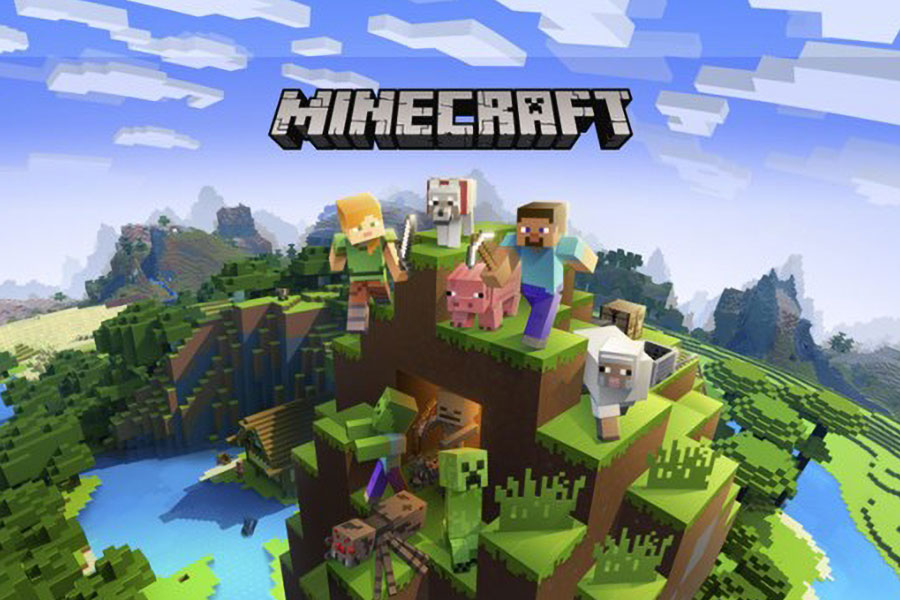 The Official Picture of Minecraft, One of Nintendo Switch Games for kids.