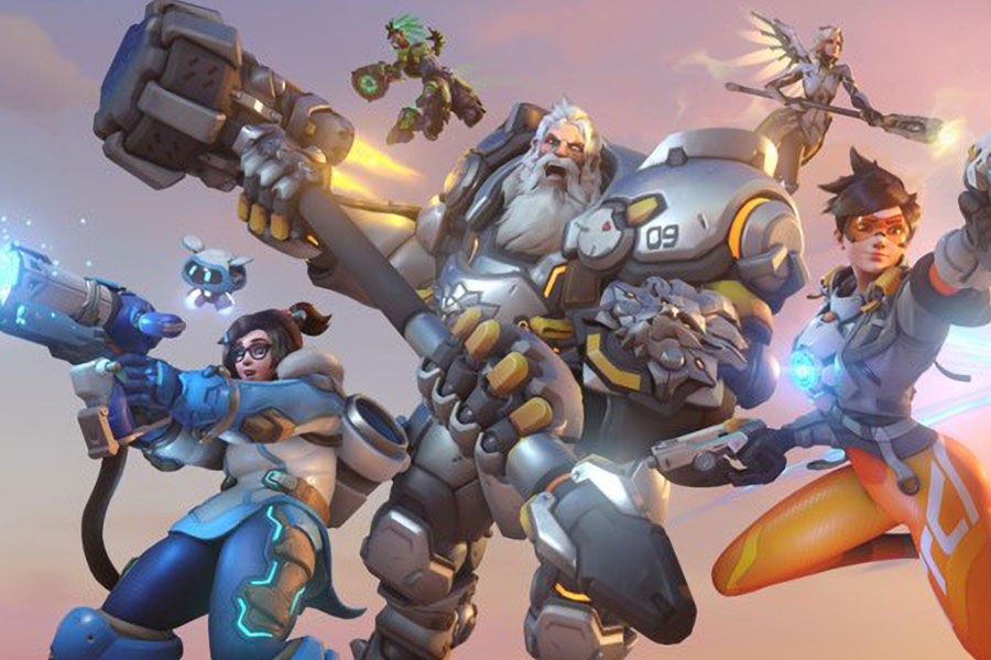 The Official Picture of Overwatch 2, one of the games professional gamers play.