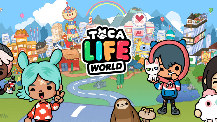 The Official Picture of Toca Life World, One of best free ipad games for 6 year olds.