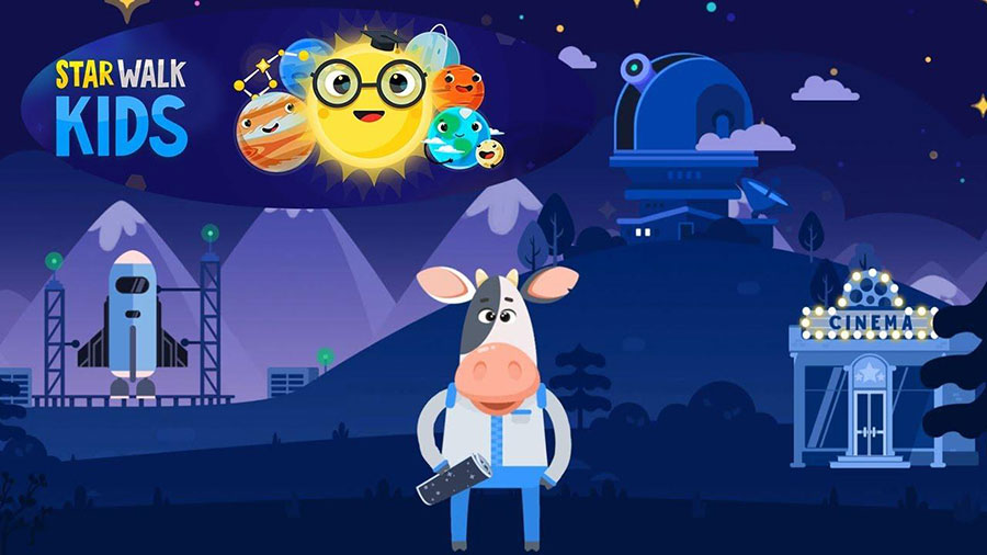 The Official Picture of Star Walk Kids: Astronomy Game, One of best free ipad games for 6 year olds.