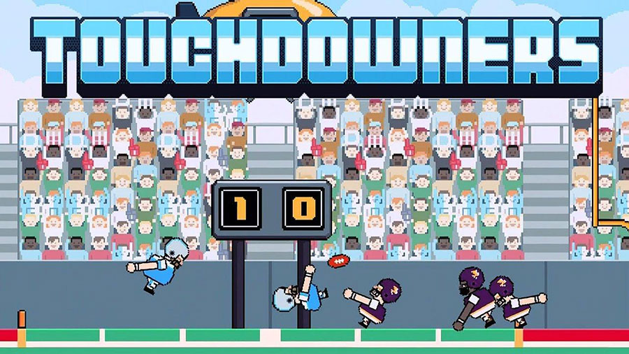 The Official Picture of Touchdowners, One of american football games for chromebook.