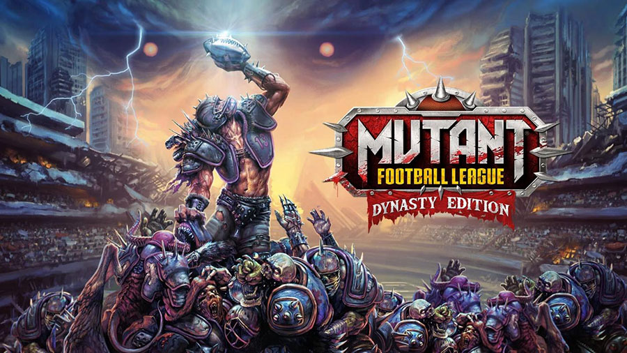 The Official Picture of Mutant Football League: Dynasty Edition, One of american football games for nintendo switch.