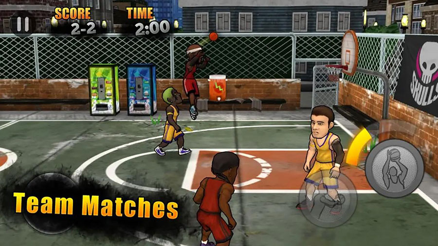 in game Picture of Jam League Basketball, One of basketball games for ios.