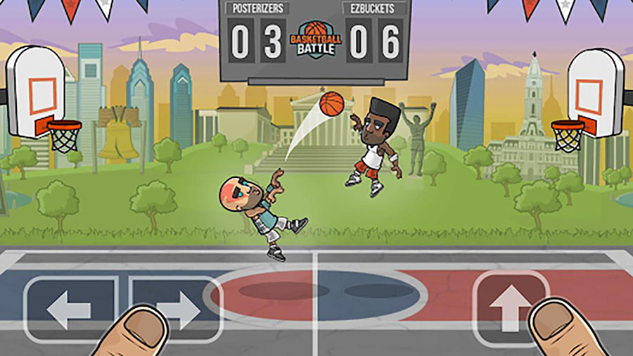 in game Picture of Basketball Battle, One of basketball games for ios.