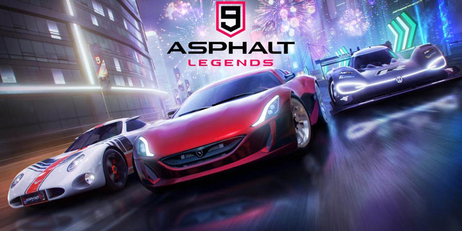 An official picture of the game, featuring three different cars.